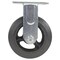 Vestil Rubber Rigid Caster 6 In. Diameter 2 In. Width 507 Lb. Capacity Black CST-VE-6X2MR-R - alternate 3